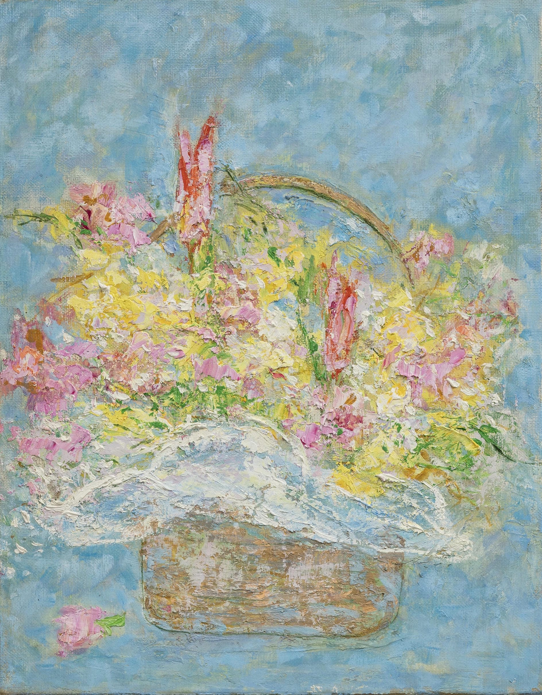 春の花籠