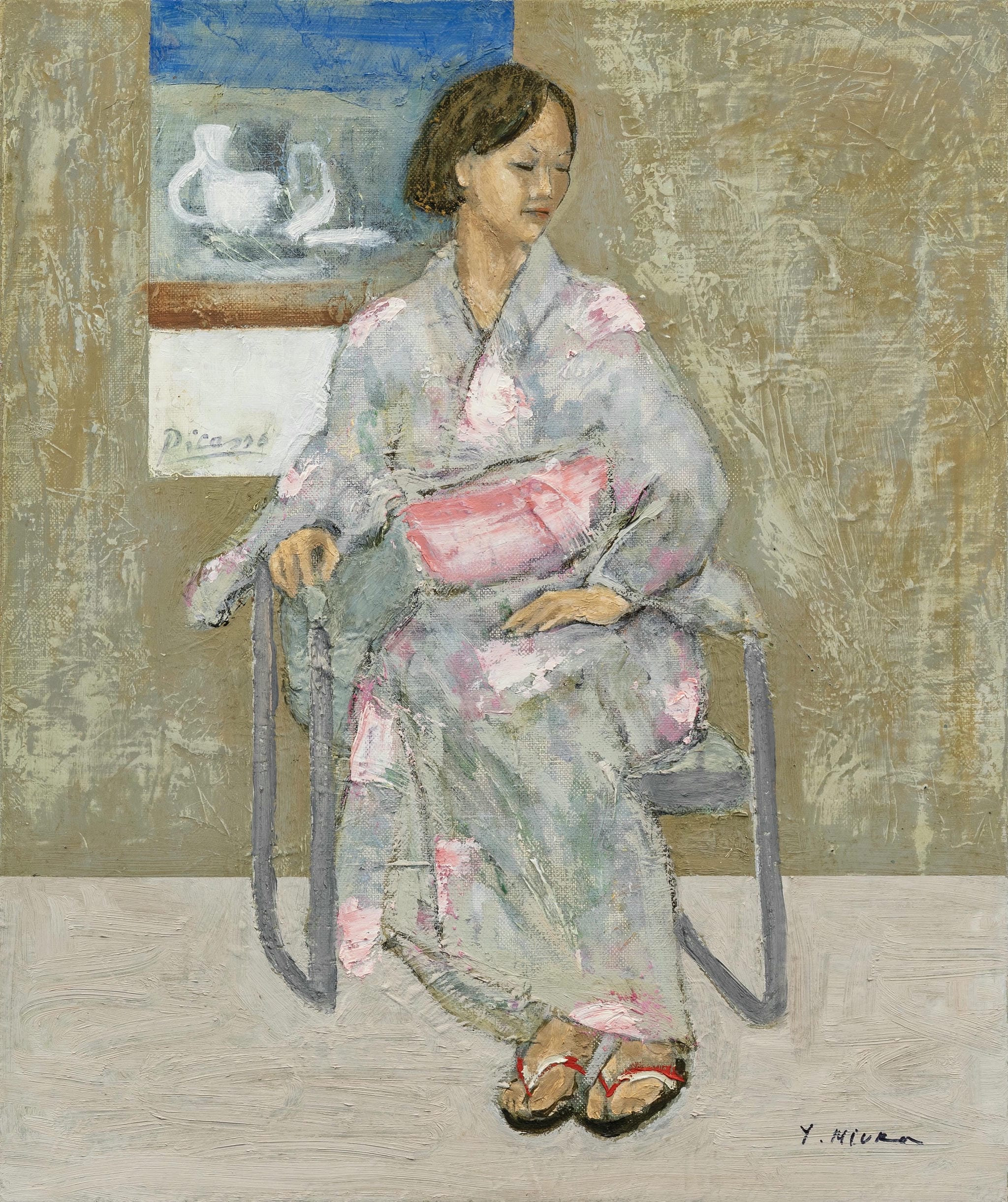 画室にて